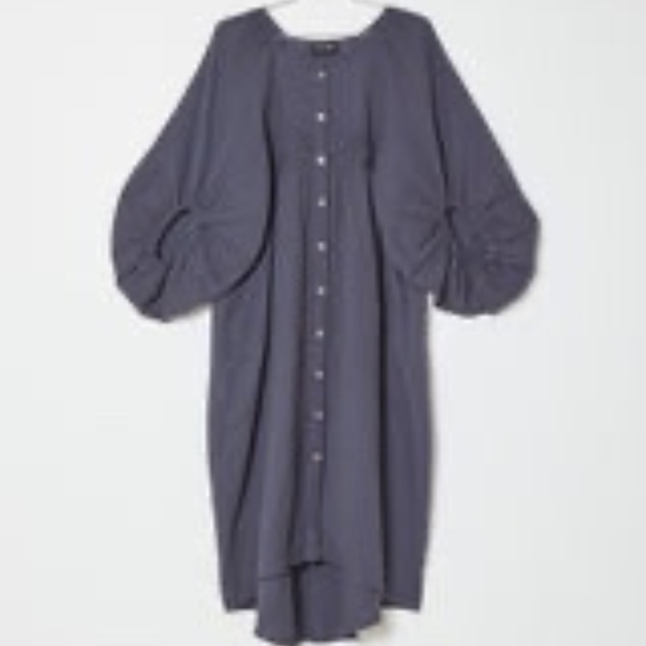 Atelier Delphine Maeve Dress Gray S - Picture 5 of 7